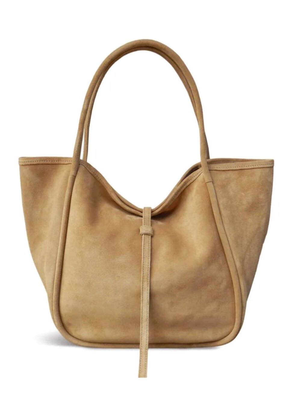 Oliveve OLIVEVE Ellis Hobo Tote Bag Pane Italian Leather Suede